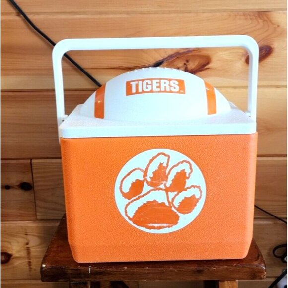 Vintage Clemson University Tigers Football Cooler South Carolina Tailgate NCAA - Picture 10 of 16